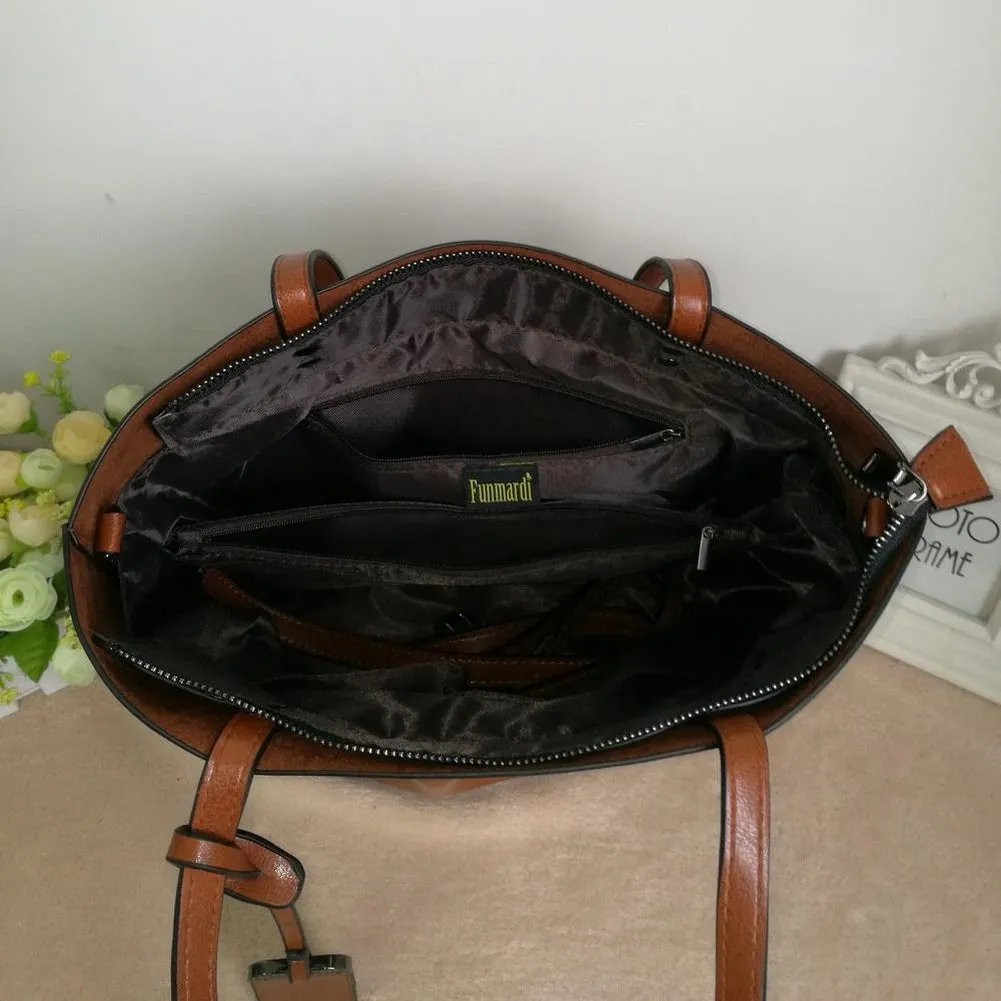<bold>Tote  / Shoulder Bag  <br>Vegan-Leather