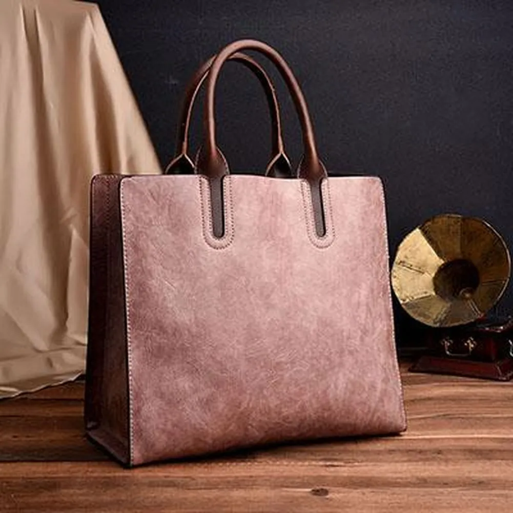 <bold>Tote / Shoulder Bag  <br>Vegan-Leather