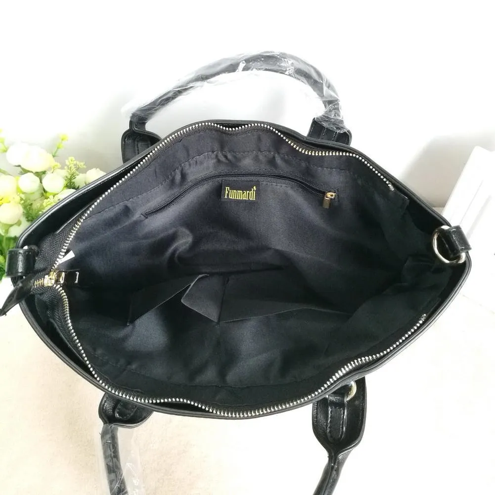 <bold>Tote  / Shoulder Bag  <br>Vegan-Leather