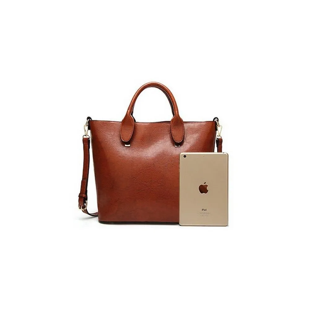 <bold>Tote  / Shoulder Bag  <br>Vegan-Leather