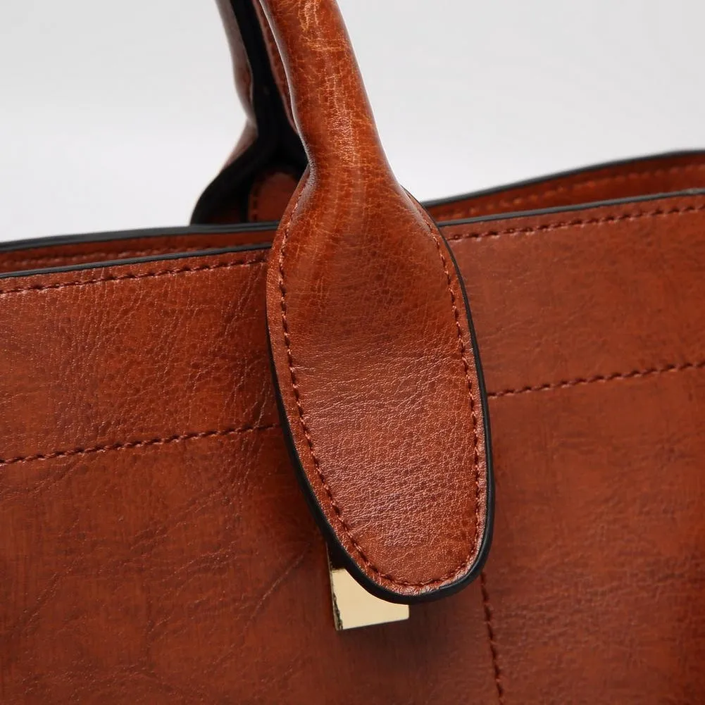 <bold>Tote  / Shoulder Bag  <br>Vegan-Leather