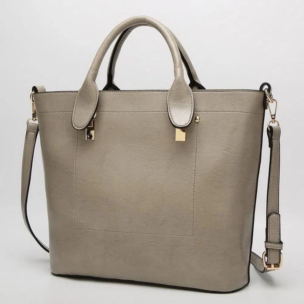 <bold>Tote  / Shoulder Bag  <br>Vegan-Leather