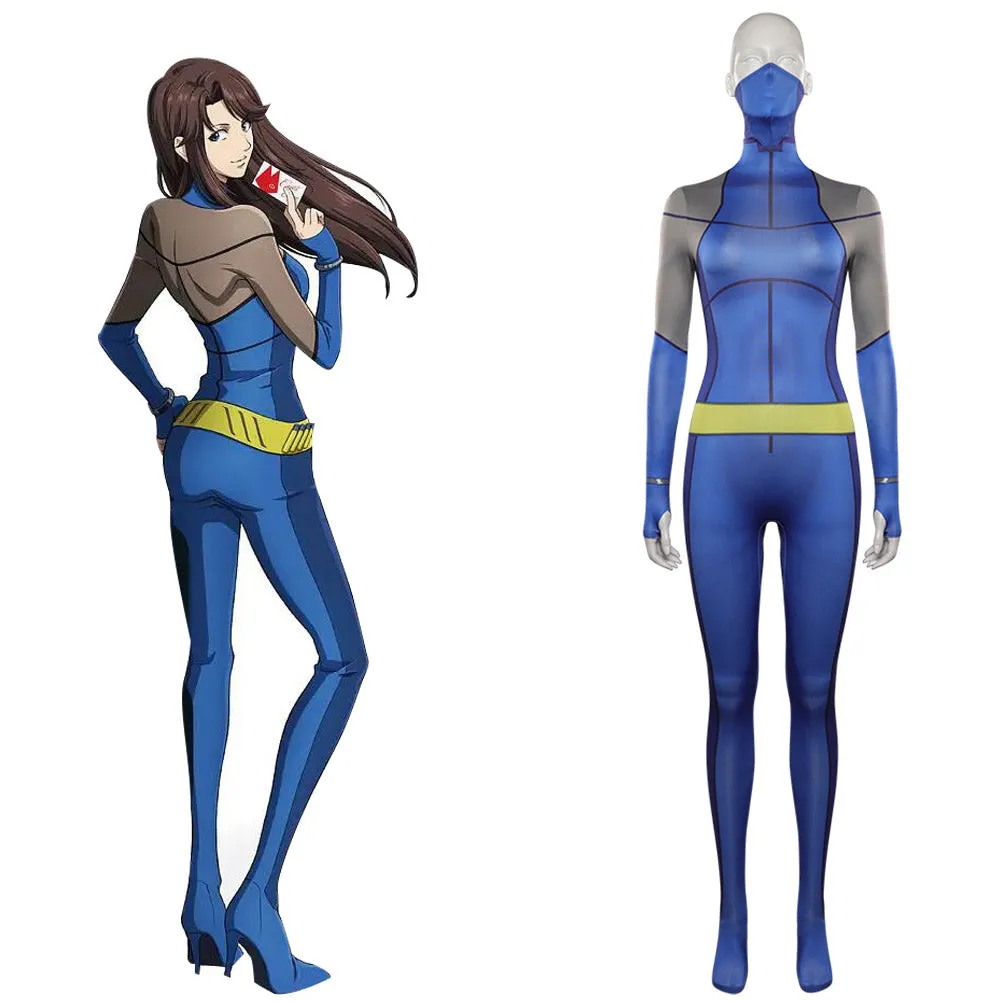 Lupin III vs Cat‘s Eye Tam Chamade Cosplay Costume Jumpsuit Outfits Halloween Carnival Suit