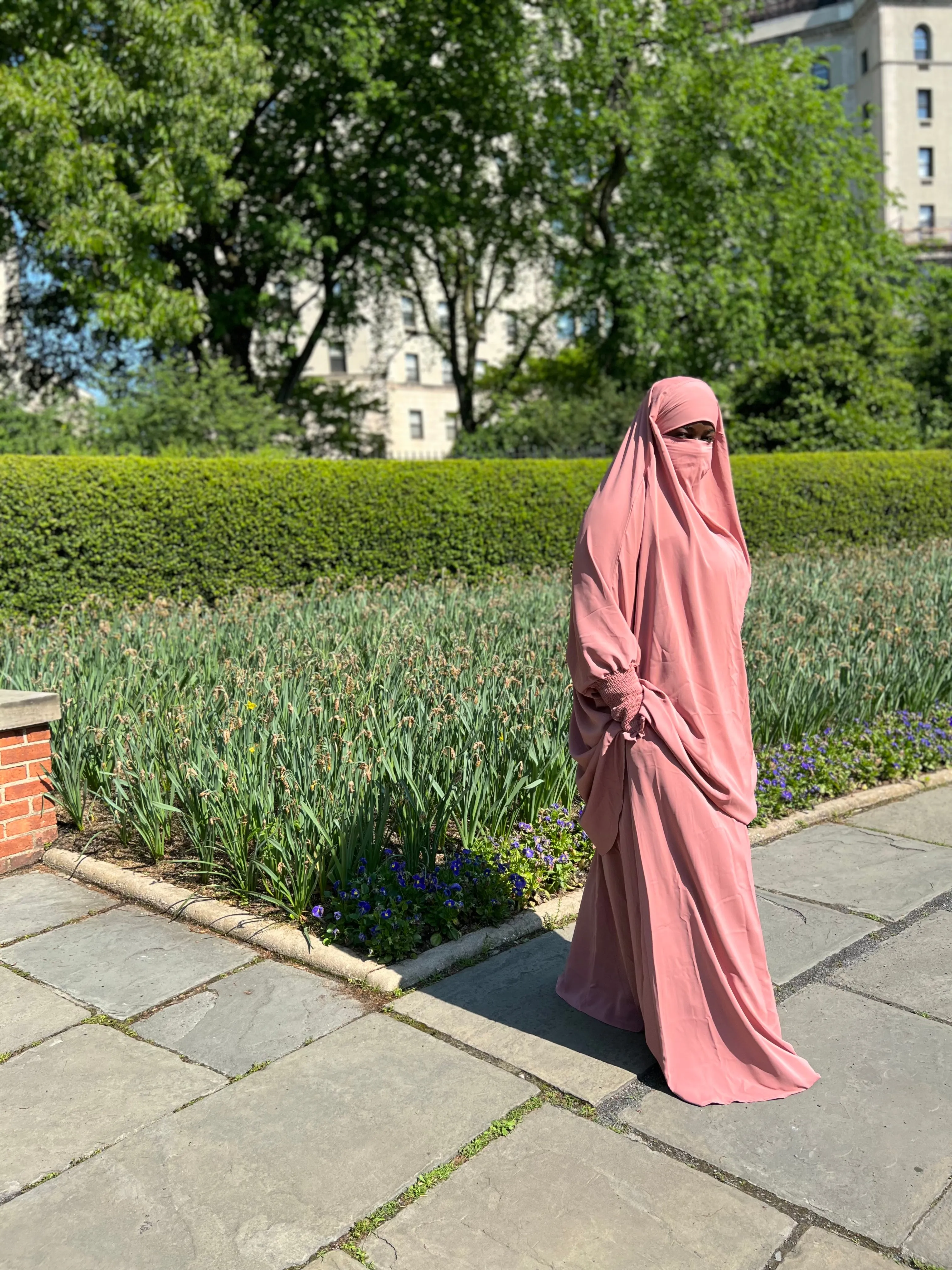 Luxury 2 pieces jilbabs -  Pink