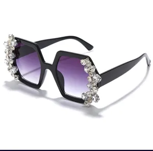Luxury Diamond  Square oversized Frames