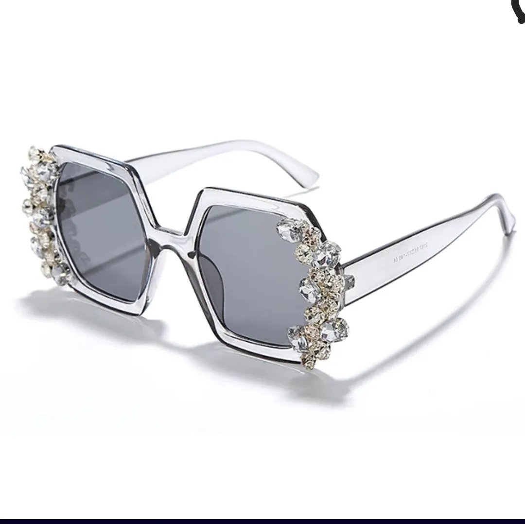 Luxury Diamond  Square oversized Frames