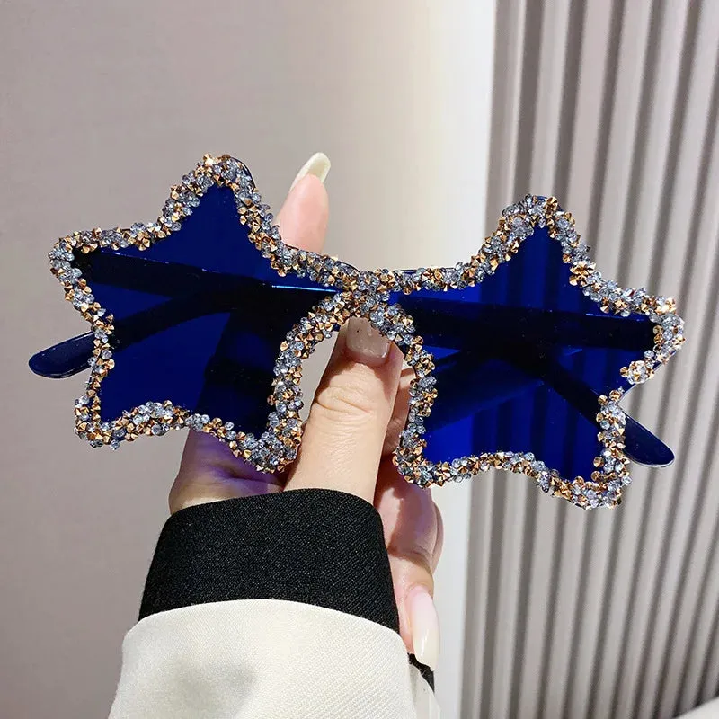 Luxury Diamond Star Shape Sunglasses