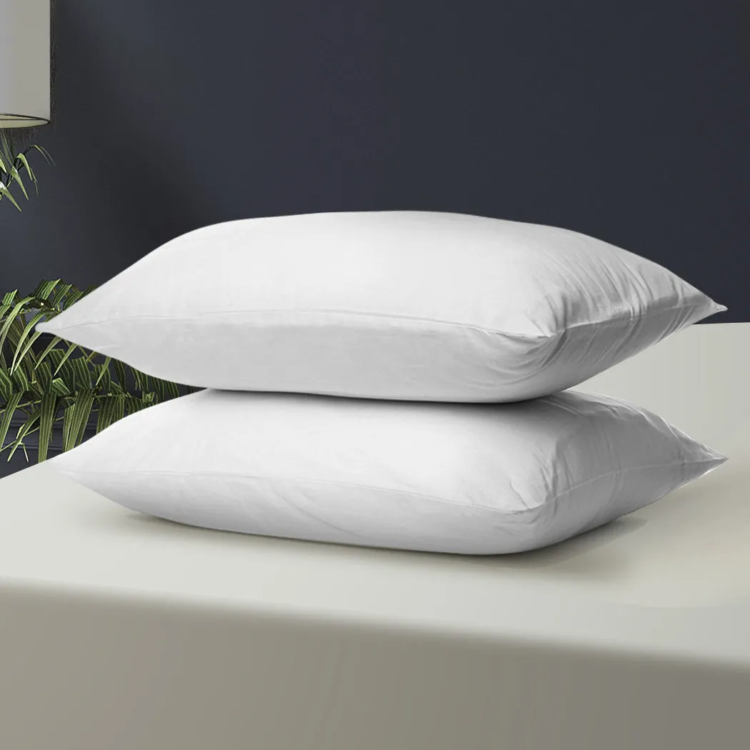 Luxury Goose Feather Pillows - Full Support