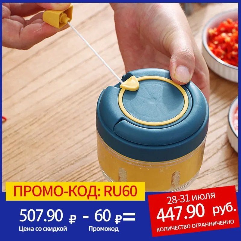Manual Ginger Garlic Crusher Chopper