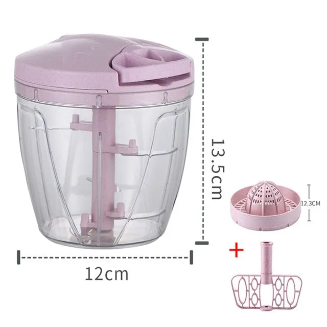 Manual Ginger Garlic Crusher Chopper