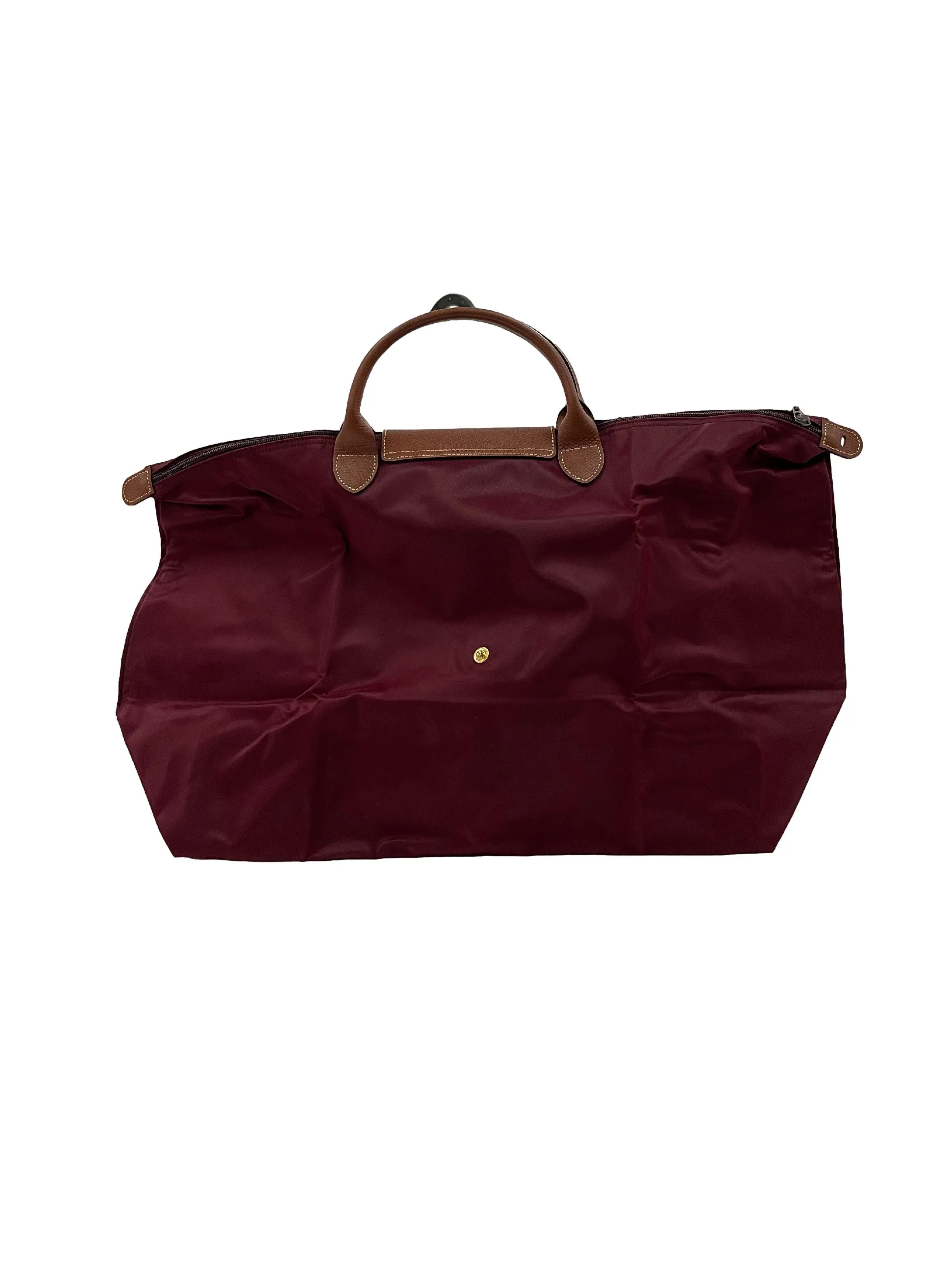 Maroon Le Pliage Top Handle Bag
