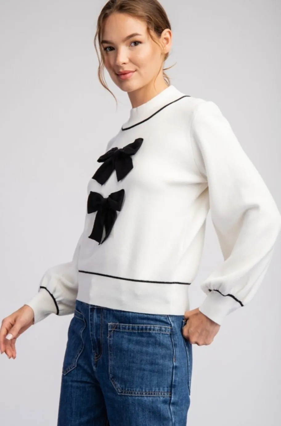Max Double Ribbon Sweater