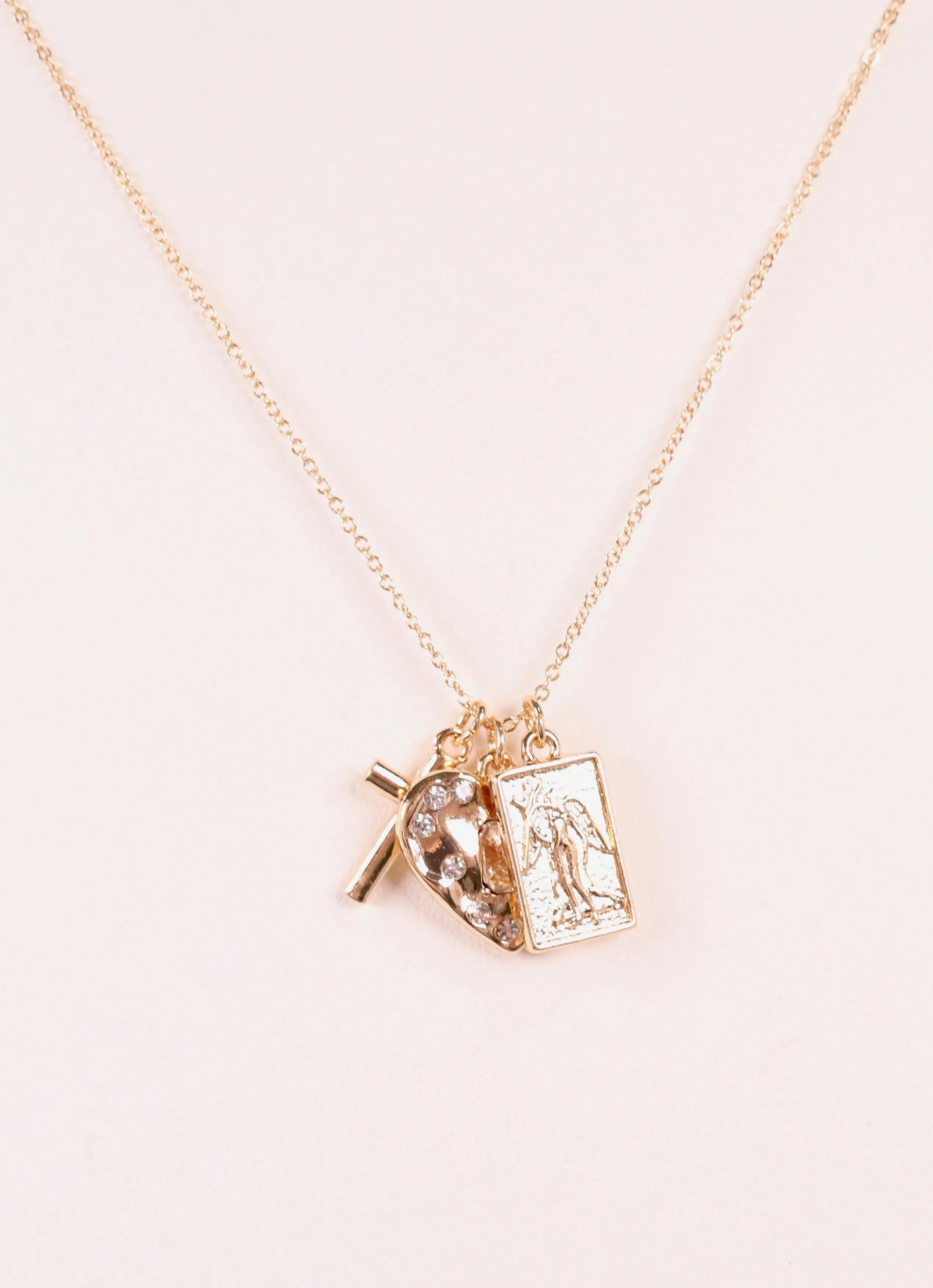 McCord Charm Necklace GOLD