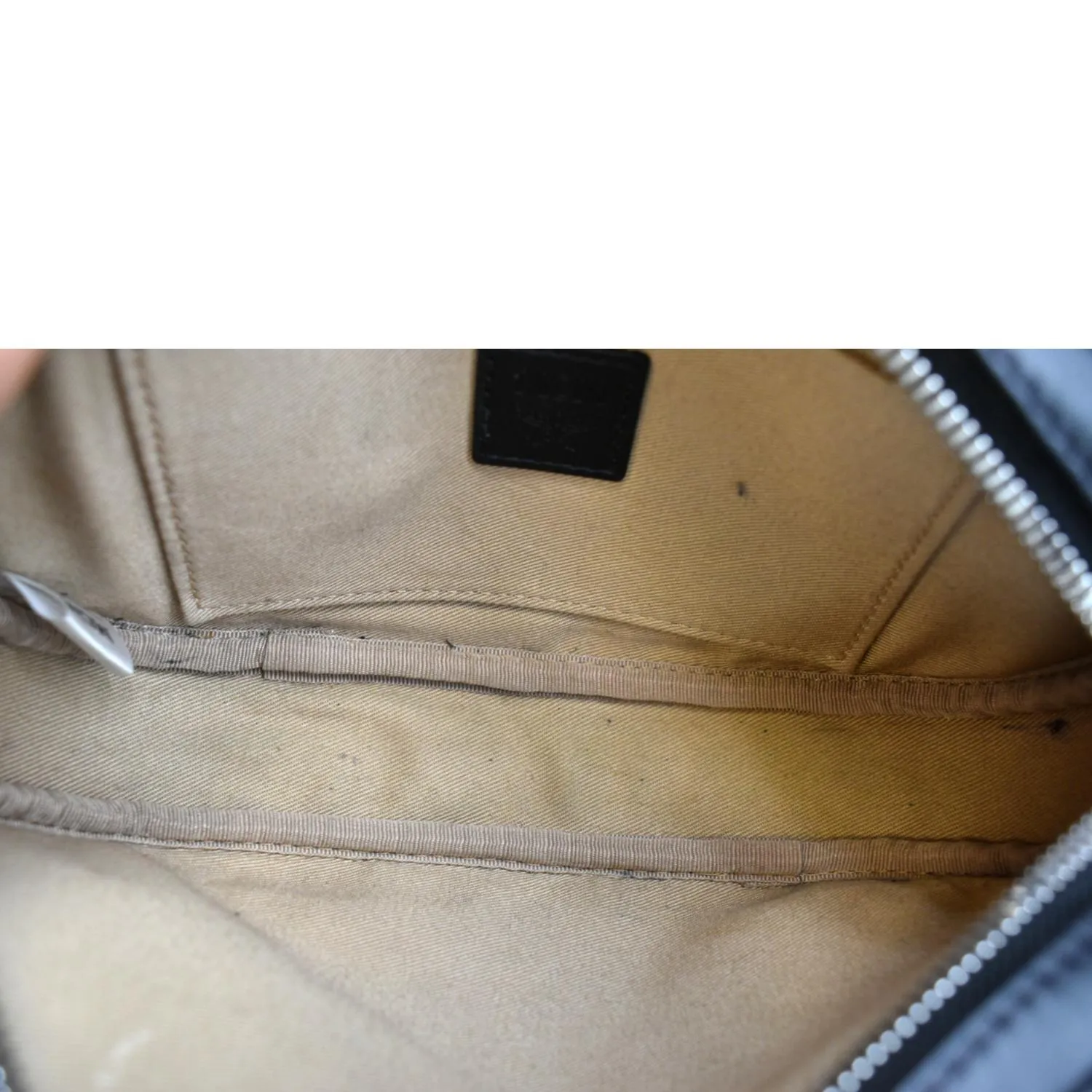 MCM Aren Multifunction Monogram Visetos Crossbody Pouch Cognac