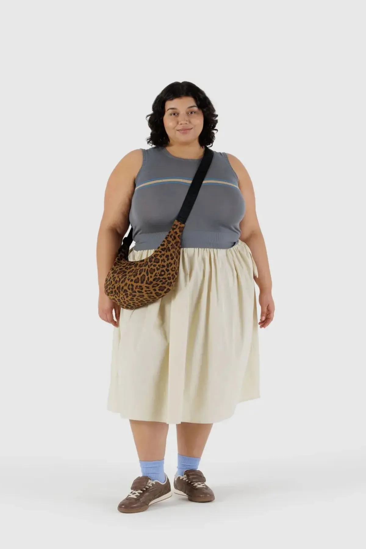 Medium Nylon Crescent Bag