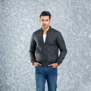Mens Bomber Jacket- Black