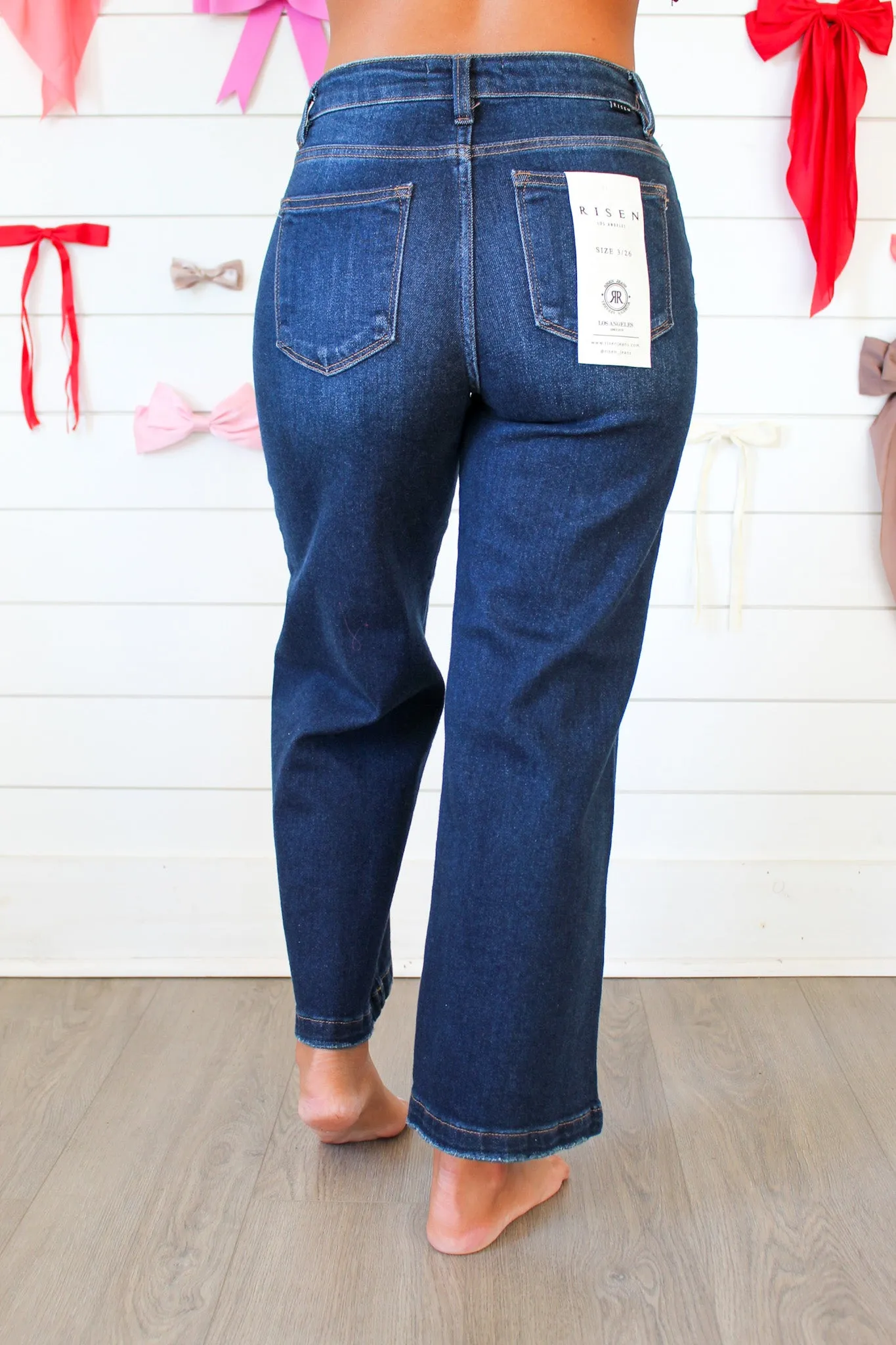 Meredith Wide Leg Jean • Dark Wash