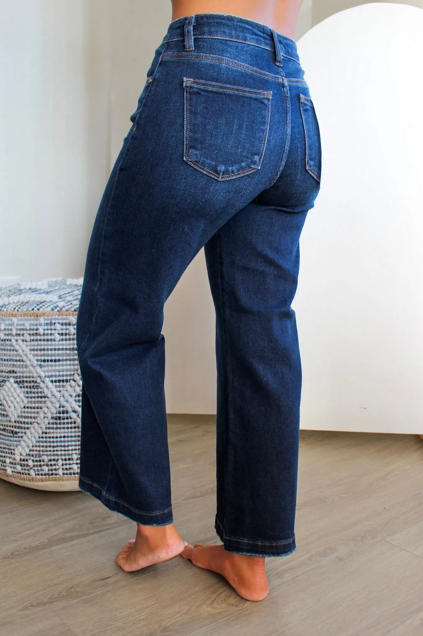 Meredith Wide Leg Jean • Dark Wash