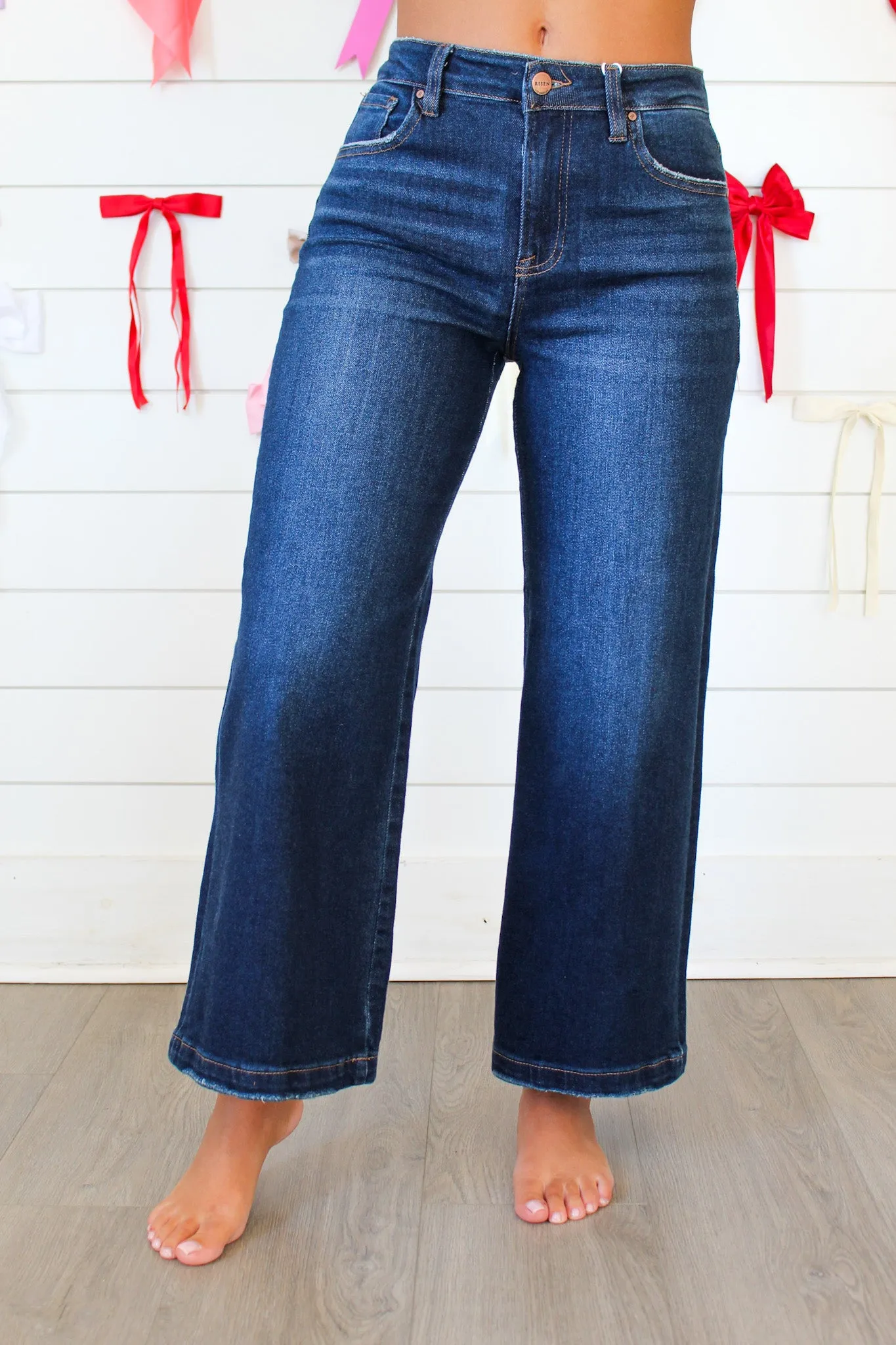 Meredith Wide Leg Jean • Dark Wash