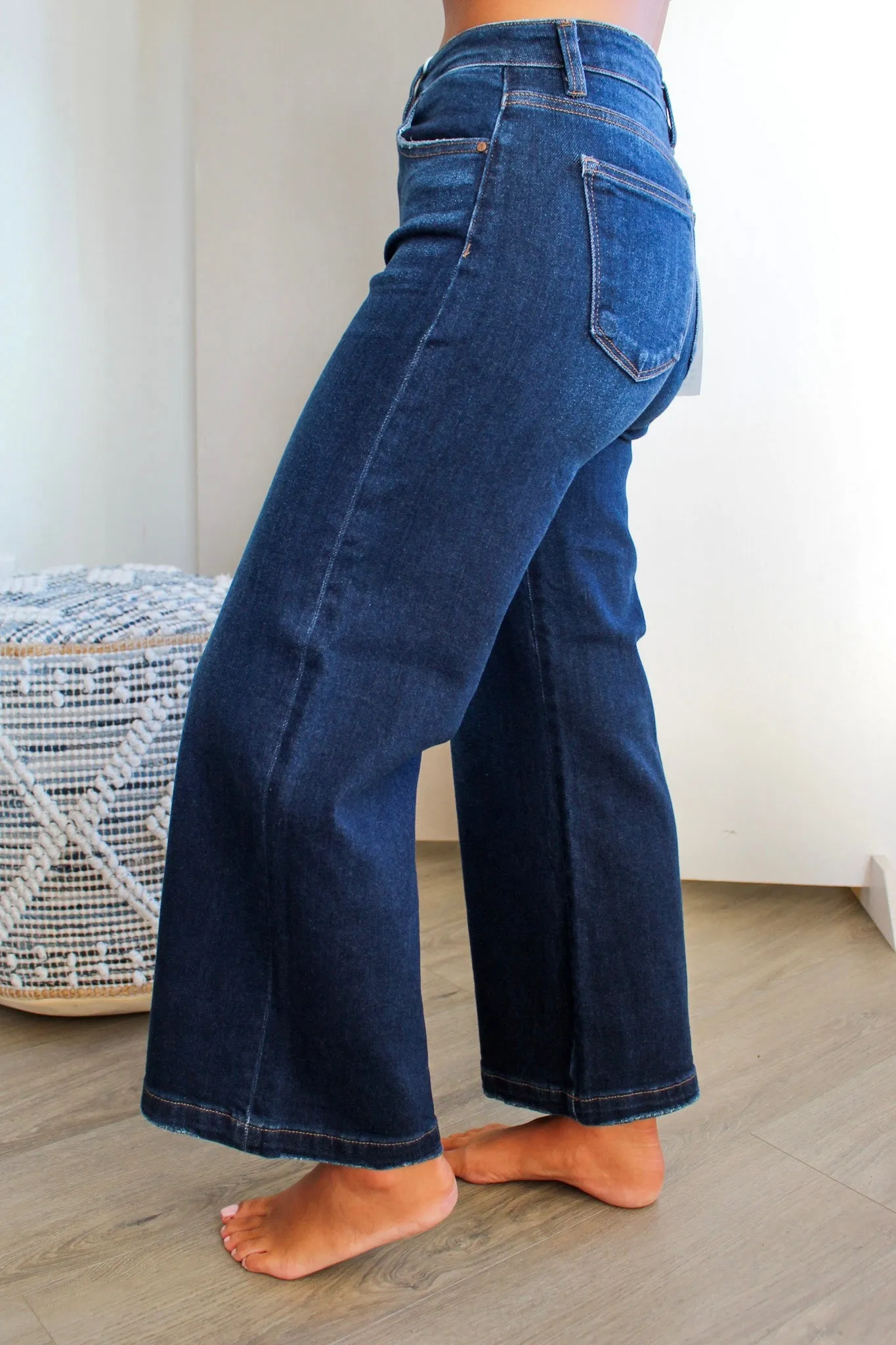 Meredith Wide Leg Jean • Dark Wash