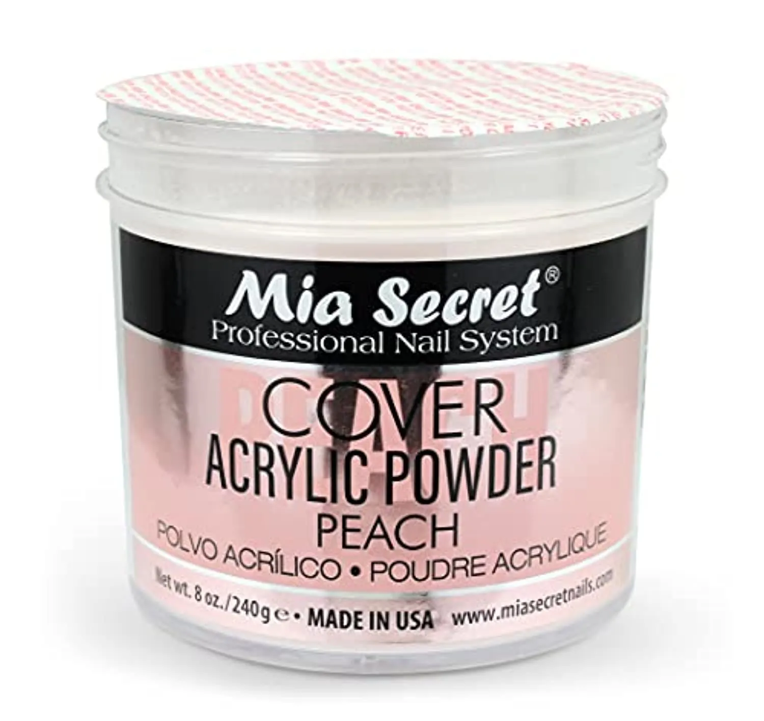 Mia Secret Acrylic Powder Cover Peach 8 oz.