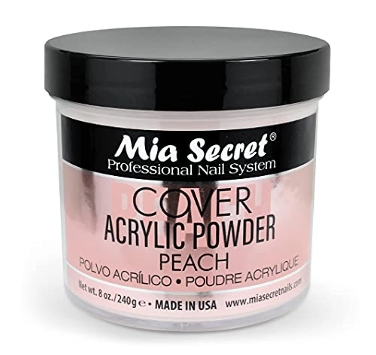 Mia Secret Acrylic Powder Cover Peach 8 oz.