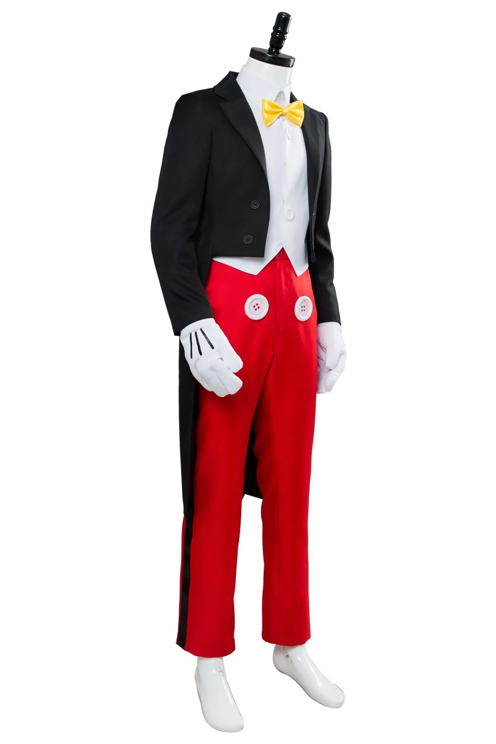 Mickey Mouse Dinner Suit Tuxedo Halloween Cosplay Costume
