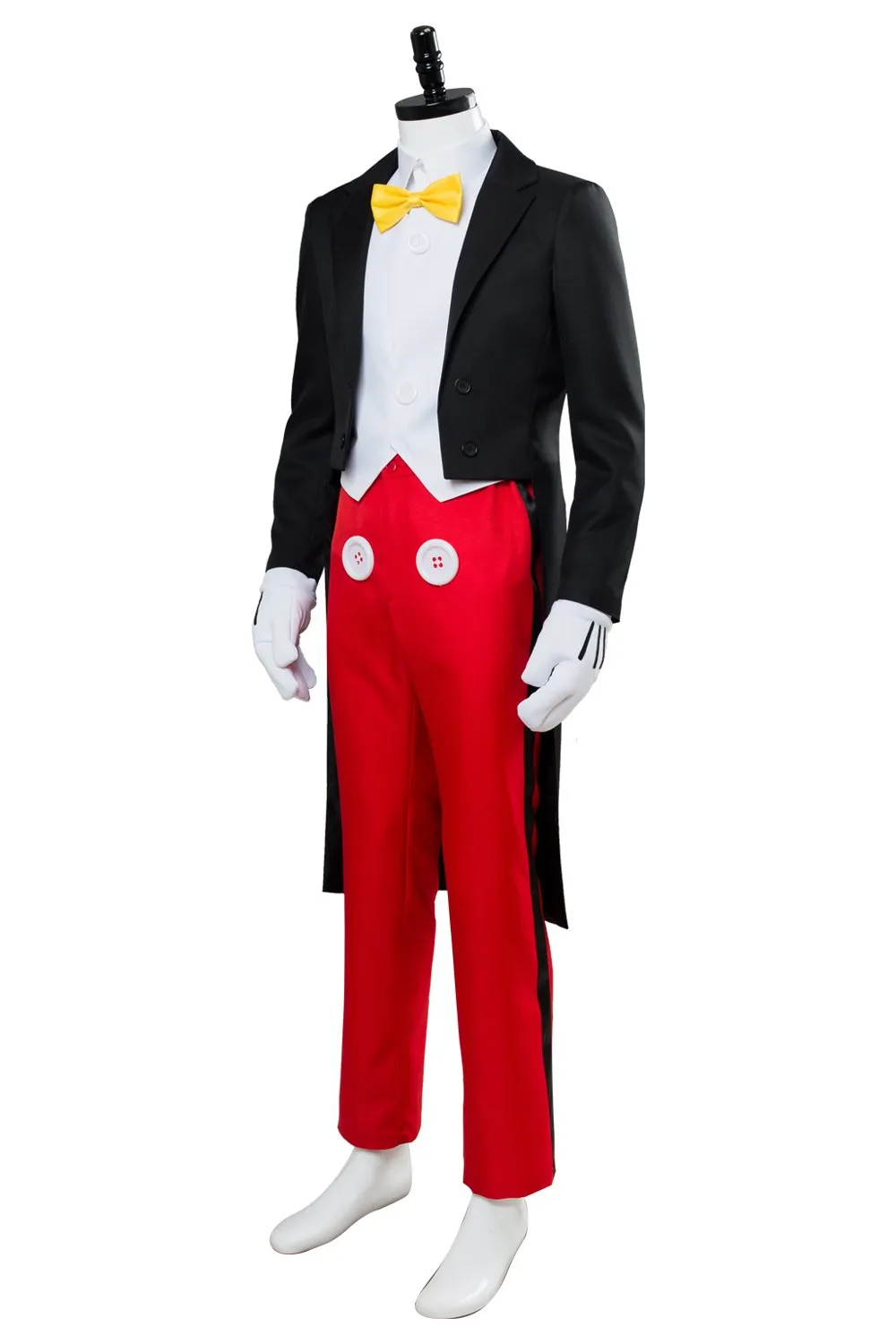 Mickey Mouse Dinner Suit Tuxedo Halloween Cosplay Costume