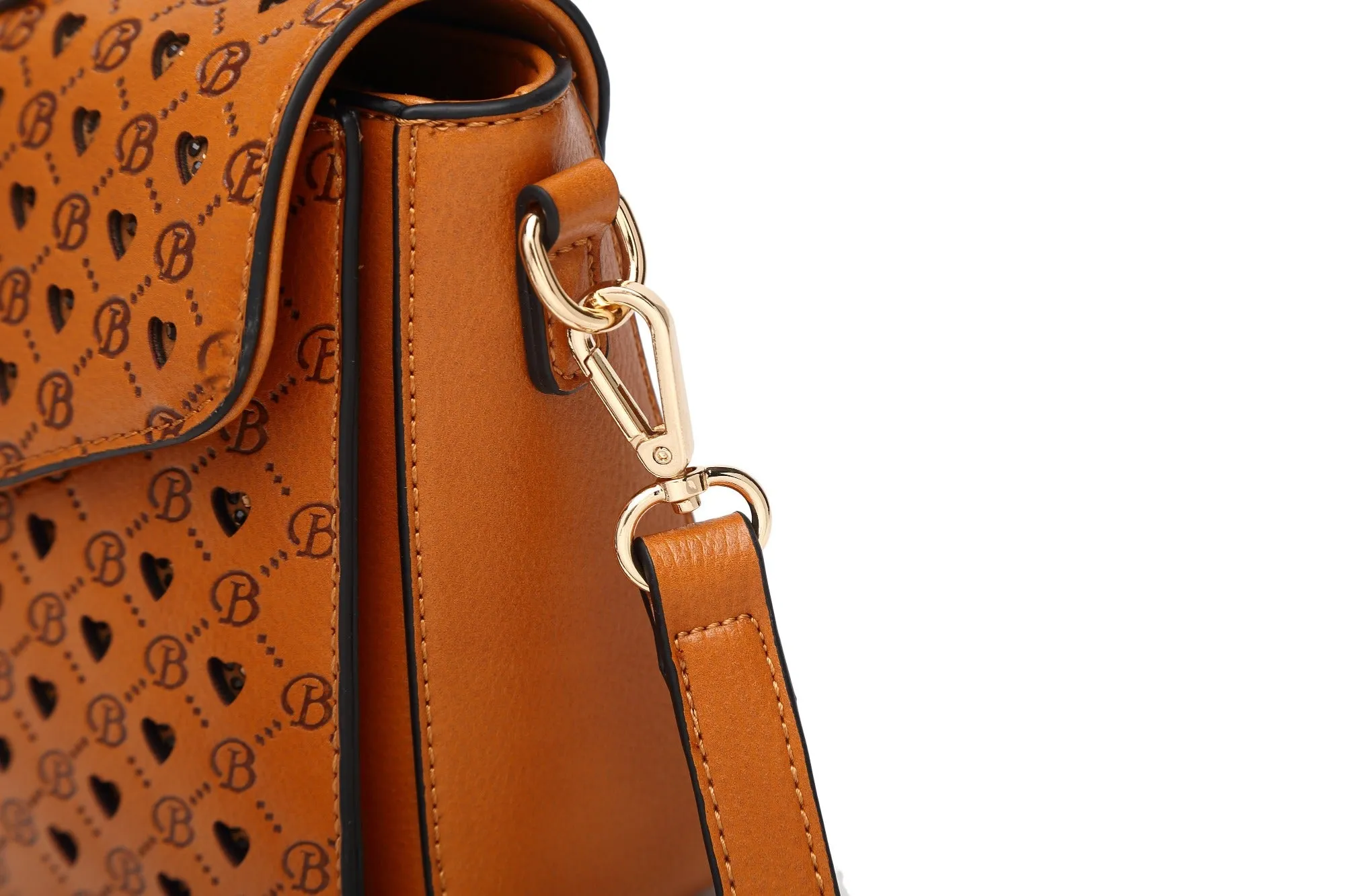 Millionaire Gem Crystal Engraved Crossbody Evening Bag [ROS3501]