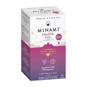 Minami Nutrition | MorEPA Mini 6 Years  60 Capsules | 60 capsule
