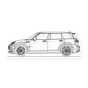 MINI Clubman JCW F54 Outline Sticker