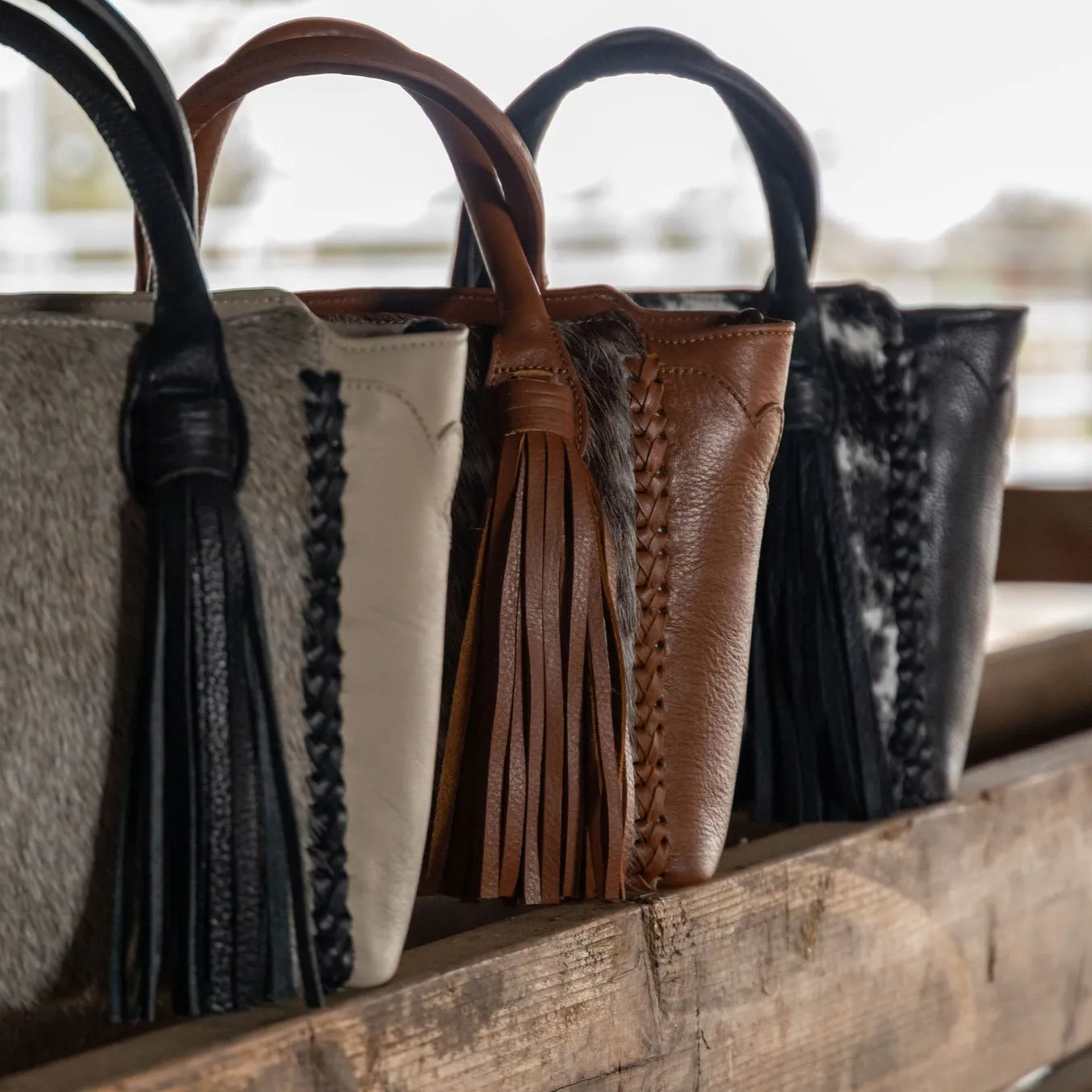 Mini Uptown Tassel Tote