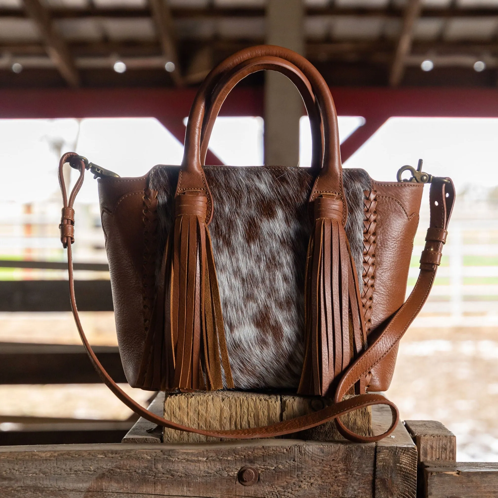 Mini Uptown Tassel Tote