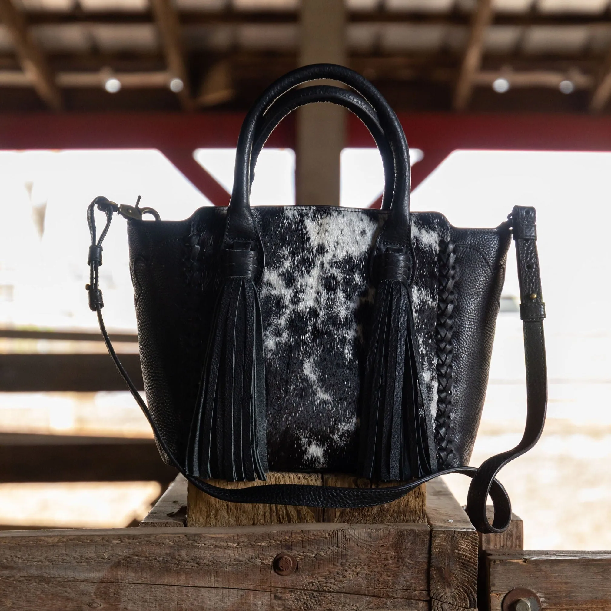 Mini Uptown Tassel Tote