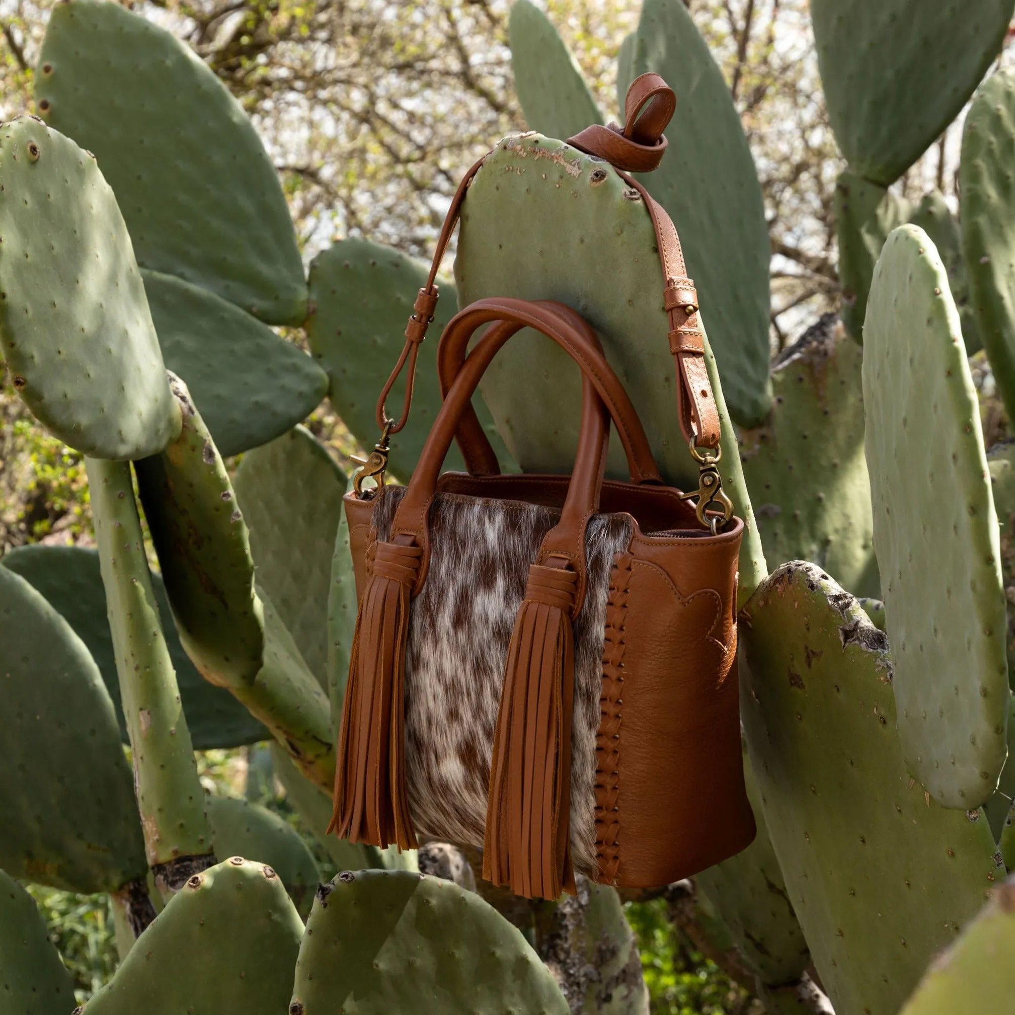 Mini Uptown Tassel Tote