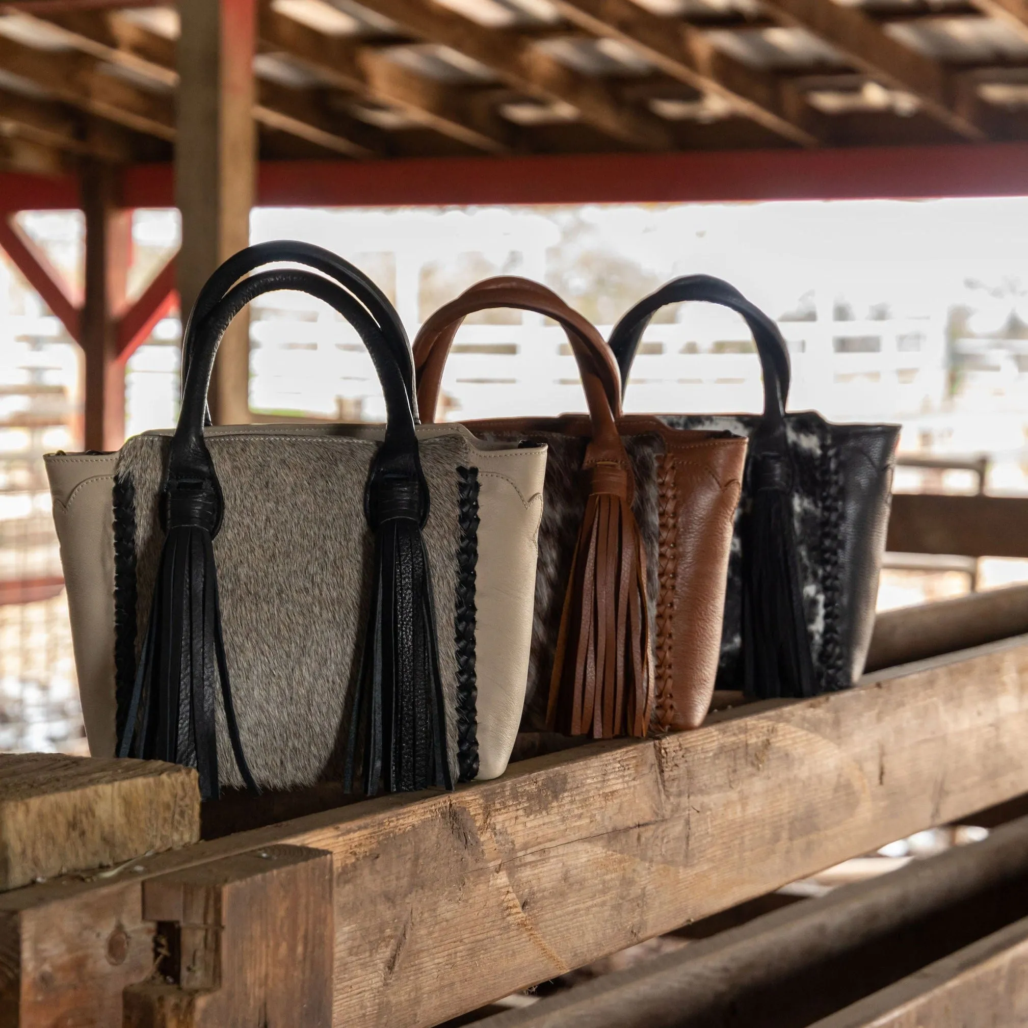 Mini Uptown Tassel Tote