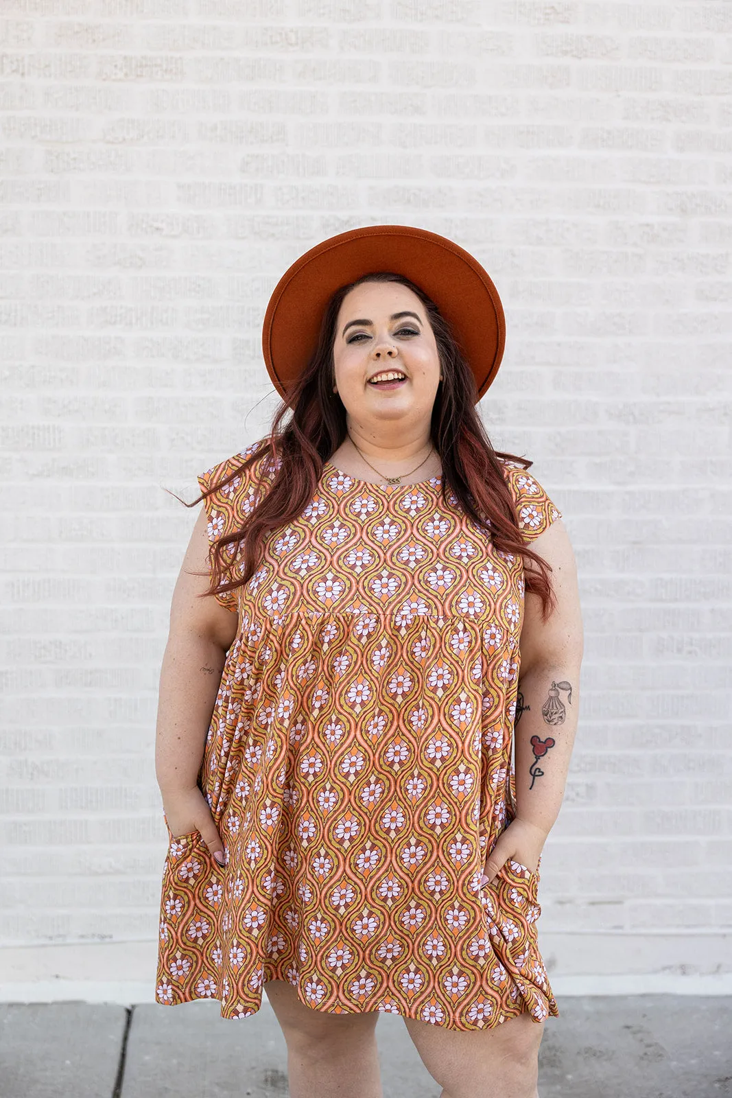 misty dress in stay groovy daisy
