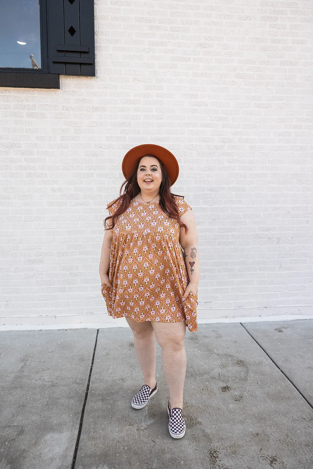 misty dress in stay groovy daisy