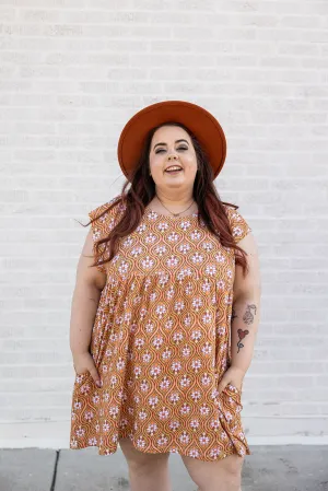 misty dress in stay groovy daisy