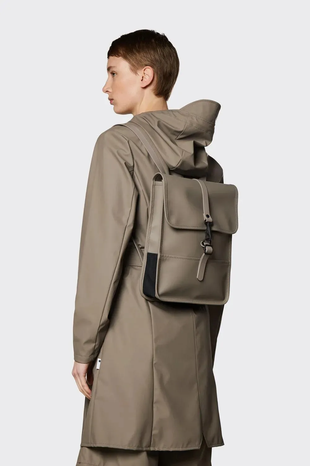 Mochila Backpack Micro Tonal Taupe