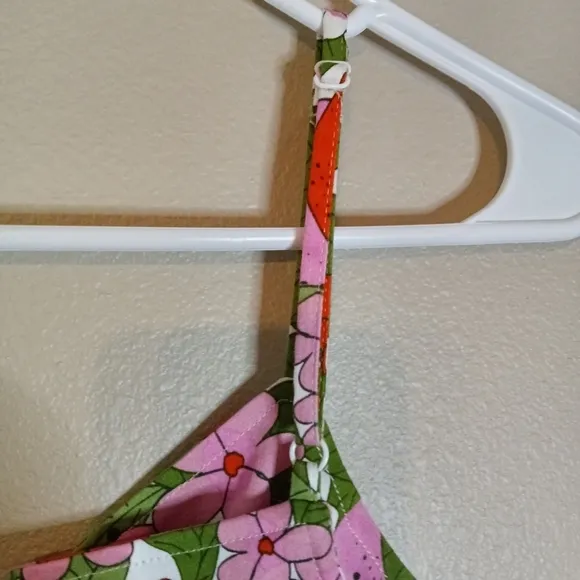 ModCloth Bright &amp; Beautiful Floral Midi Dress Spaghetti Straps Sweetheart Size 6