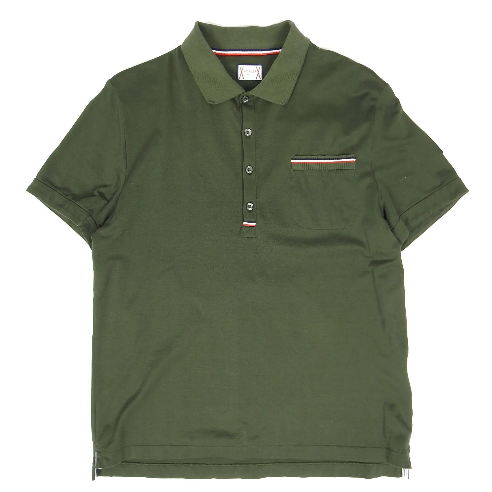 Moncler Gamme Bleu Maglia Polo Size Large