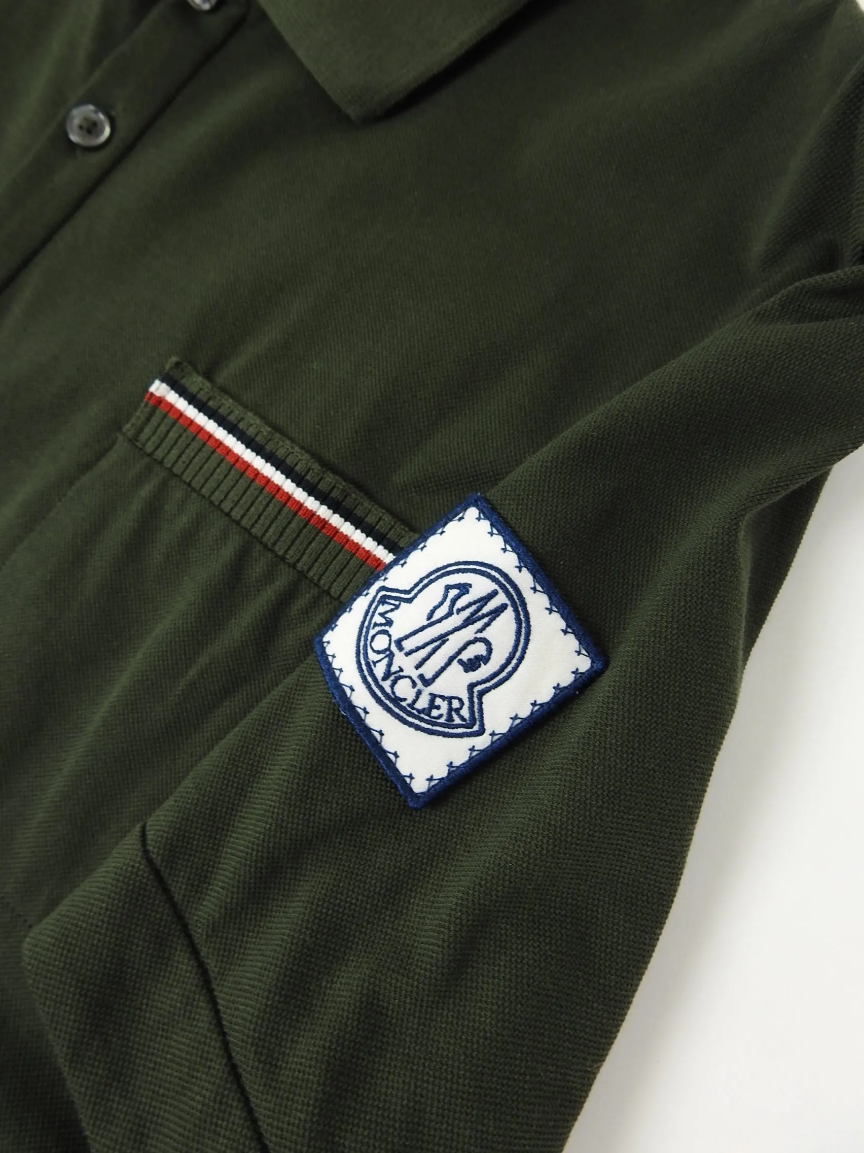 Moncler Gamme Bleu Maglia Polo Size Large