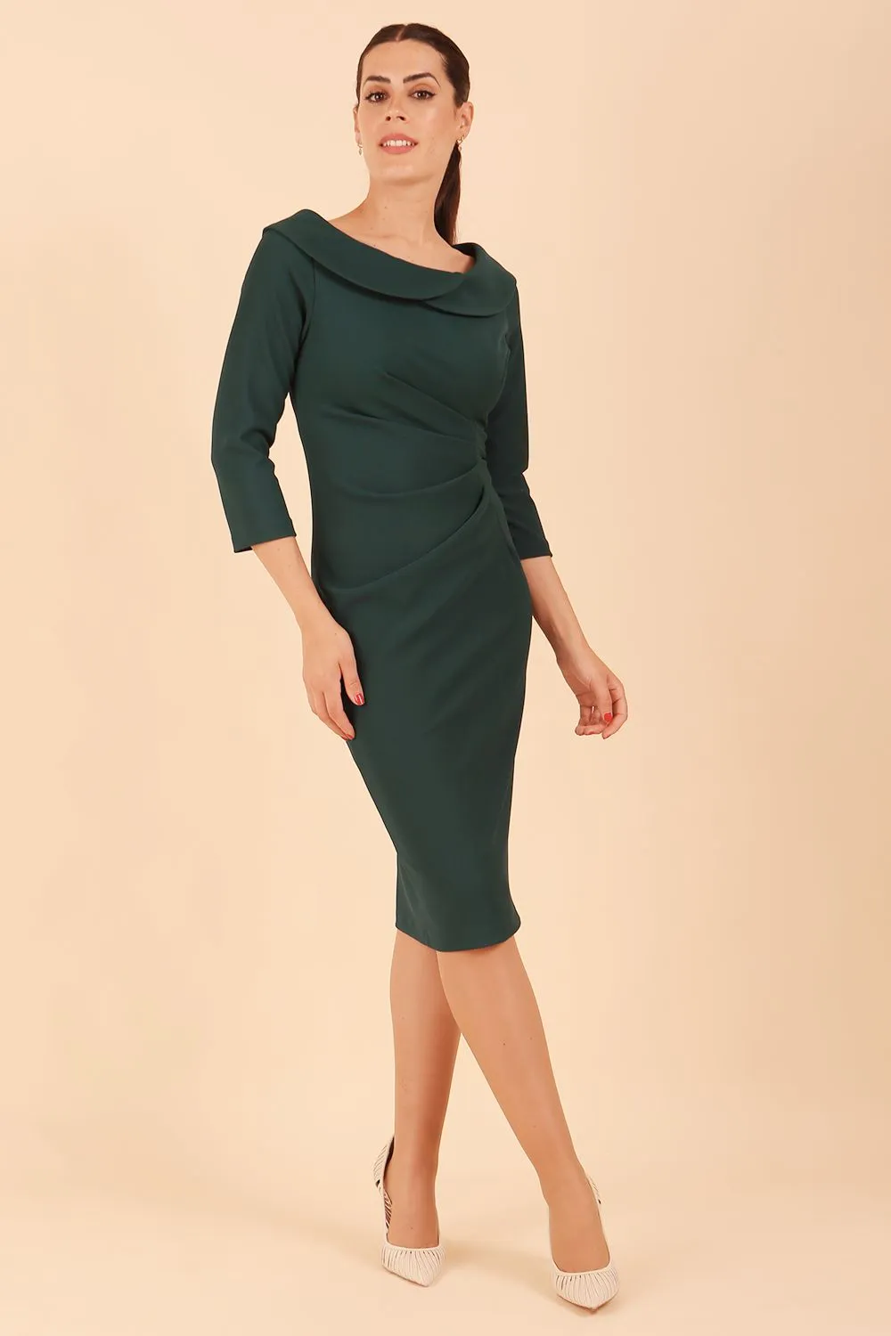 Monique 3/4 Sleeve Pencil Dress