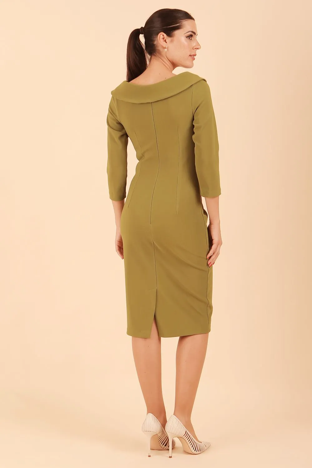 Monique 3/4 Sleeve Pencil Dress