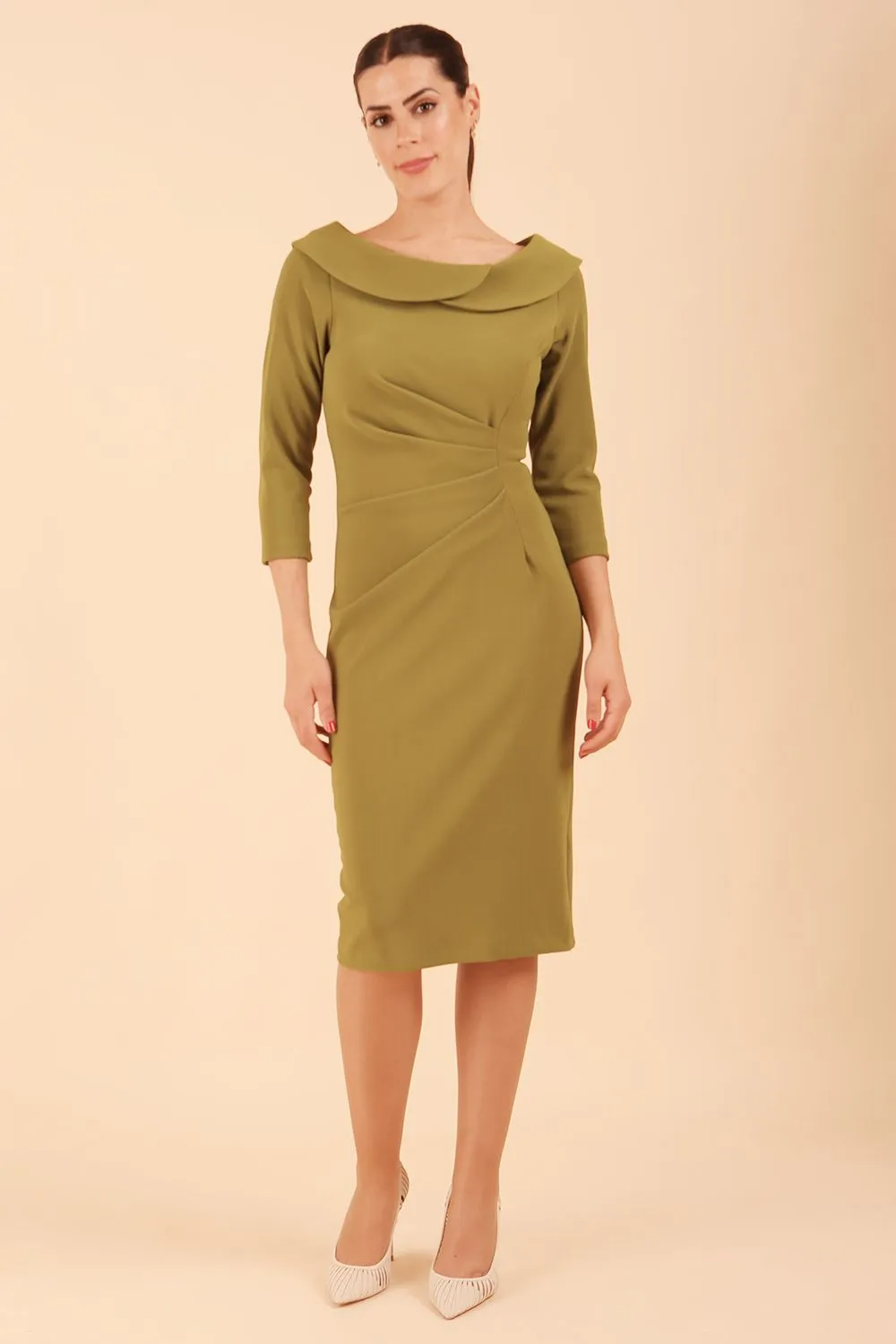 Monique 3/4 Sleeve Pencil Dress