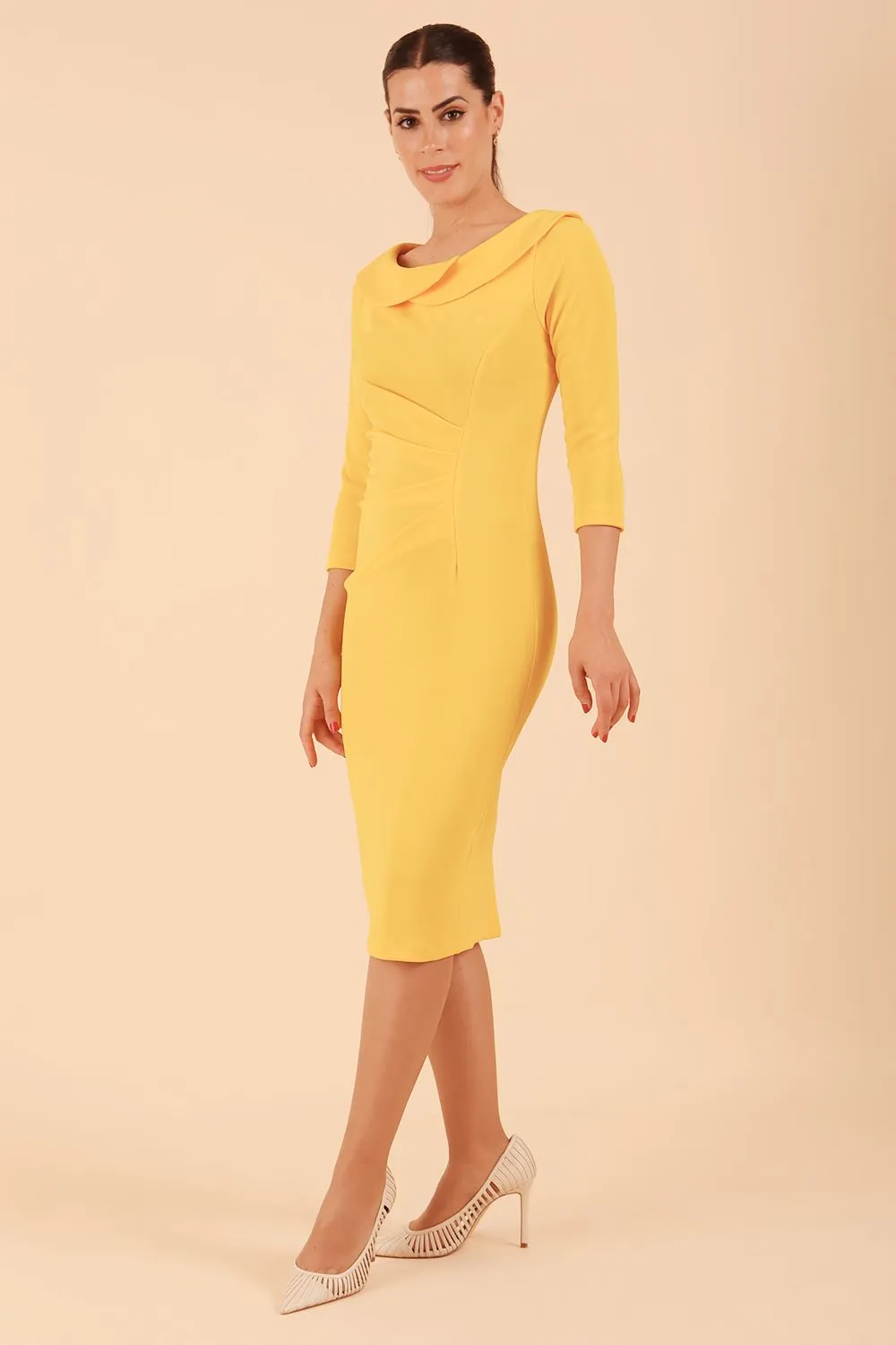 Monique 3/4 Sleeve Pencil Dress