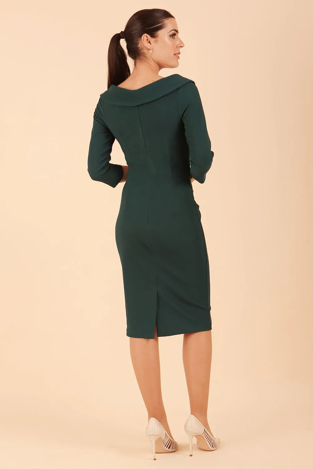 Monique 3/4 Sleeve Pencil Dress