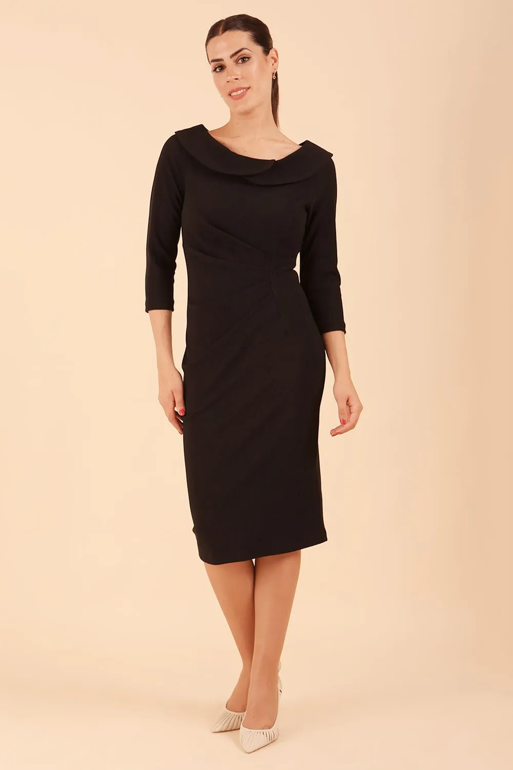 Monique 3/4 Sleeve Pencil Dress