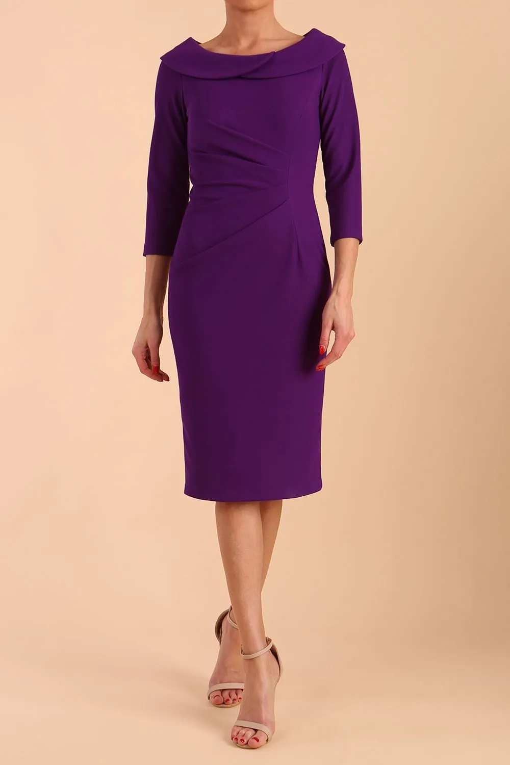 Monique 3/4 Sleeve Pencil Dress